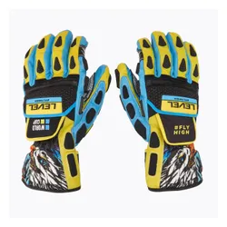 Rękawice narciarskie Level Worldcup CF yellow/blue