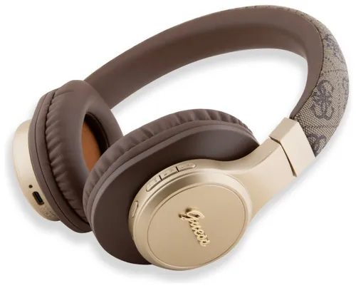 Słuchawki nauszne GUESS 4G Script Brązowy