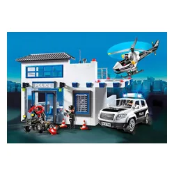 Playmobil Zestaw z figurkami Action Heroes 71602 Posterunek policji