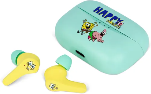 Słuchawki dokanałowe OTL SpongeBob SquarePants Turkusowo-żółty