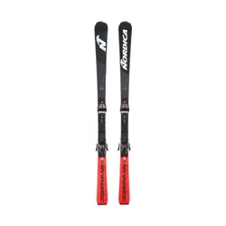 Narty zjazdowe Nordica Doberman SLR DC + wiązania Xcell 14 FDT black/red