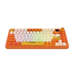 Klawiatura mechaniczna Ajazz AK820 MAX Plus Avocado Switch Pomarańczowy