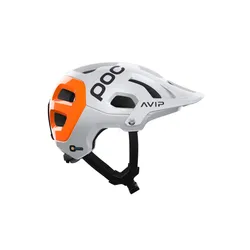 Kask rowerowy POC Tectal Race MIPS NFC - white/orange