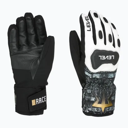 Rękawice narciarskie Level Race Replica pk white