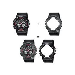 Casio Zegarek SET GA-100-1A4ER + BEZEL 10507071 + PASEK 10347688