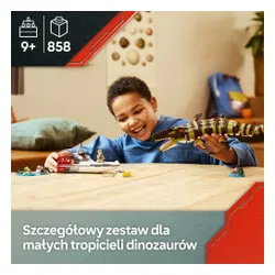 LEGO 76974 Jurassic World Misja na łodzi i model mozazaura