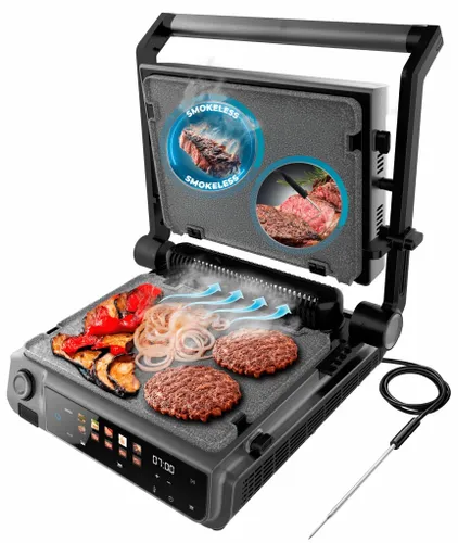 Электрогриль Cecotec Rock'nGrill 2000 Smash PerfectCook