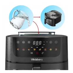 Air fryer Webber AF800 1800W 8l Aplikacja mobilna