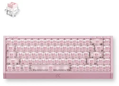 Klawiatura MCHOSE Ace 68 GT Crystal Pink