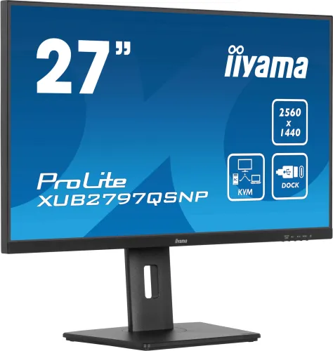 Monitor IIYAMA ProLite XUB2797QSNP-B1 27" 2560x1440px IPS 100Hz 1 ms [MPRT] + Norton Small Business