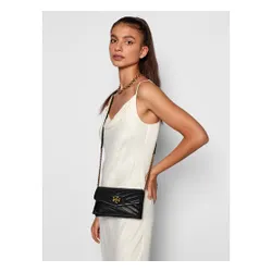 Geantă Tory Burch Kira Chevron Chain 90343 Negru