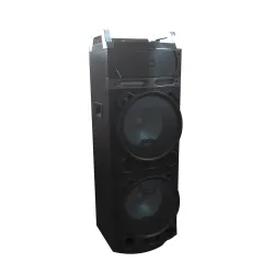 Power Audio Aiwa KBTUS-900 90W Bluetooth Radio FM Mikrofon Karaoke Czarny