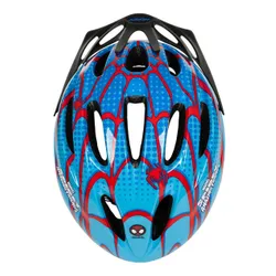 Kask rowerowy HUFFY Spidey i Super Kumple Niebiesko-czerwony dla Dzieci (rozmiar S/M)