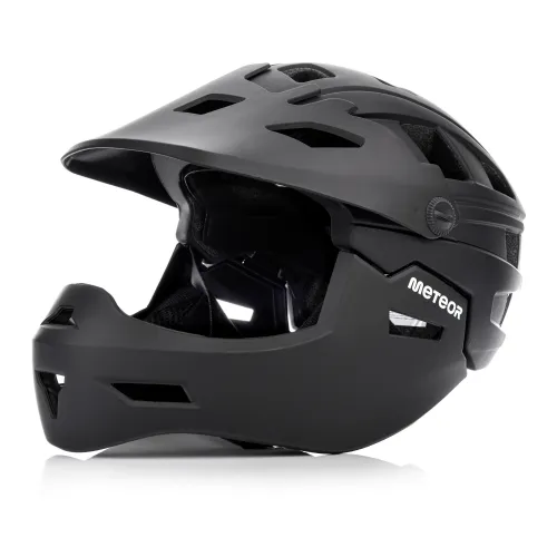 Kask rowerowy full-face METEOR Hydra S 51-55 cm czarny