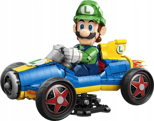LEGO Super Mario 72050 Mario Kart - Luigi i Mach 8, zestaw klocków 18+