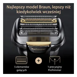 Golarka BRAUN Seria 9 Pro+ 9567CC Na mokro i sucho
