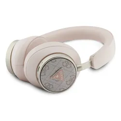Słuchawki nauszne GUESS 4G Triangle Logo Bluetooth ENC Różowy