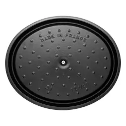 STAUB La Cocotte Oval 6,7 l zielony - garnek żeliwny/brytfanna z pokrywką