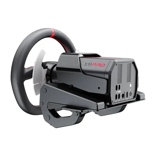 Kierownica PXN V10 Pro z pedałami do PC, PS4, Xbox One, Xbox Series X|S Force Feedback Czarny