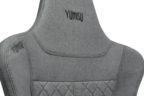 Fotel YUMISU 2052 Magnetic Jasnoszaro-czarny