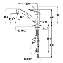 Bateria TEKA MTP 978 469780200 Chrom
