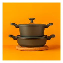 NAVA Imperial 2,5 l - garnek aluminiowy z pokrywką