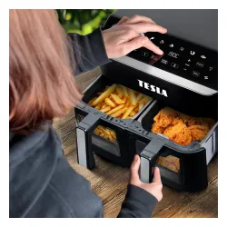 Air fryer Tesla AirCook DualZone Q460 XXL 2400W 9l