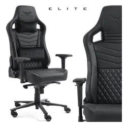 Fotel GAMVIS Elite 2.0 Pro XXL Czarny (czarne elementy)