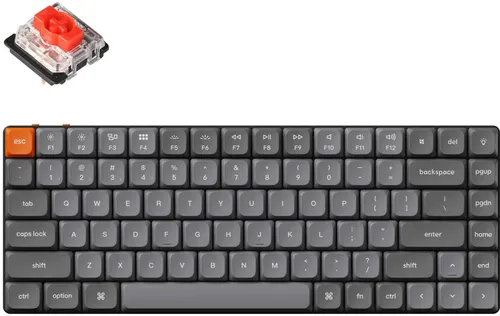 Klawiatura KEYCHRON K3 Max QMK/VIA Wireless RGB Hot-Swap Red Switch
