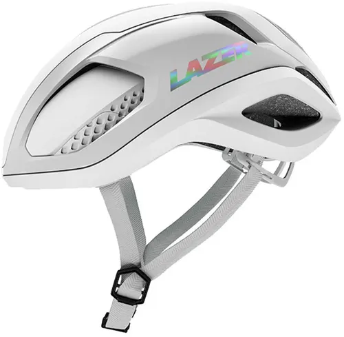 Kask rowerowy LAZER Vento KinetiCore Biały Szosowy z możliwością zamontowania lampki (rozmiar S)