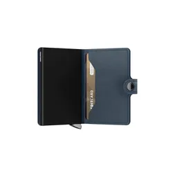 Кошелек Secrid Premium RFID Miniwallet Emboss Lines - teal