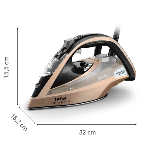 Żelazko Tefal Ultimate 3 FV9852 Durilium AirGlide Autoclean 300g/min