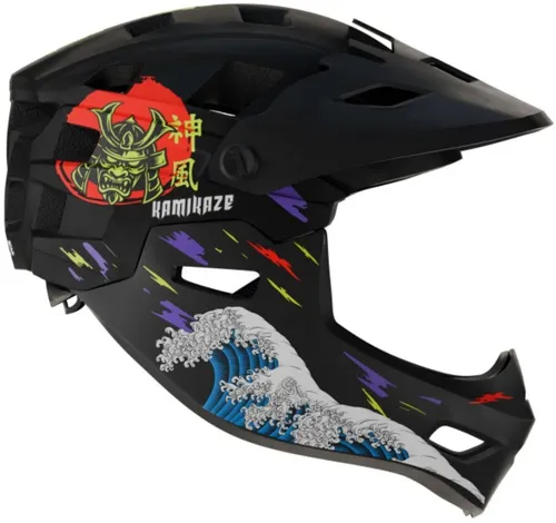 Kask KAMIKAZE Ronin Czarny Full Face (rozmiar L)