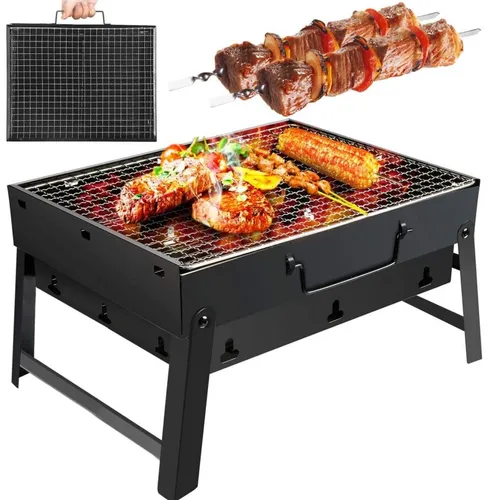 Grill węglowy EXTRALINK GL-640 Turystyczny 35 x 27 cm
