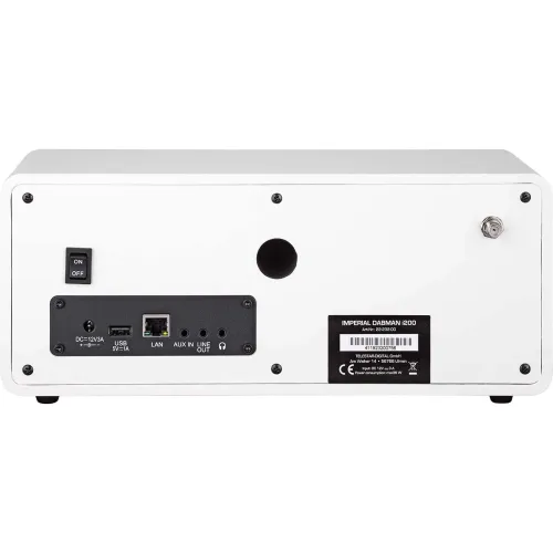 Radioodbiornik Imperial DABMAN i200 Radio FM DAB+ Internetowe Wi-Fi Biały