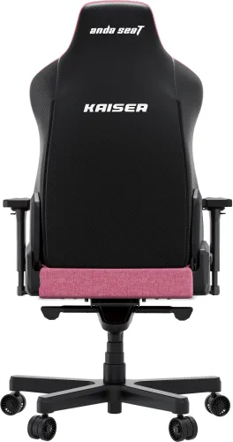 Fotel Anda Seat Kaiser 3E XL Gamingowy do 150kg Tkanina Różowy