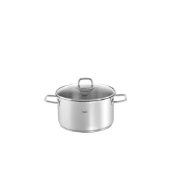 FISSLER Viseo 5,7 l - garnek ze stali nierdzewnej ze szklaną pokrywką