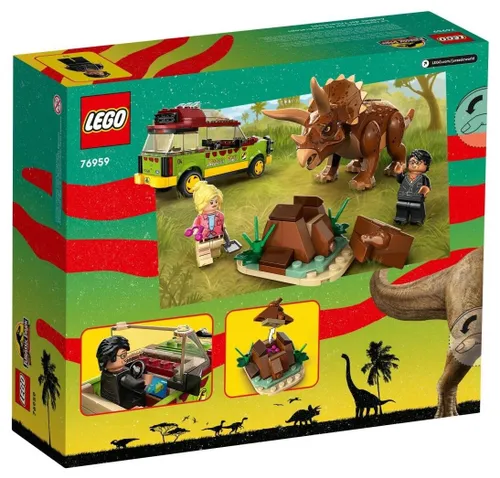 LEGO Jurassic World 76959 исследование трицератопса