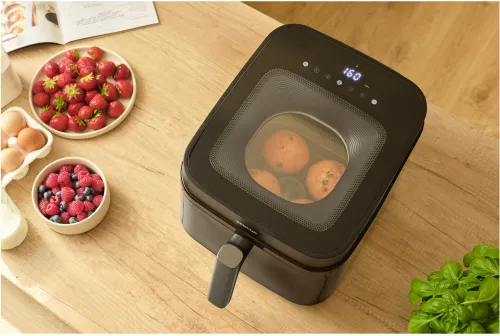 Air Fryer Frytkownica beztłuszczowa SENCOR SFR 6900BK 6.5l z 12 automatycznymi programami i okienkiem do obserwacji postępów