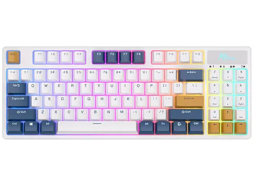 Klawiatura ROYAL KLUDGE RK89 RGB Lemon Switch Biały
