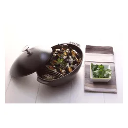 STAUB Moules 2 l - garnek do muli żeliwny z pokrywką