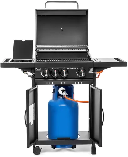 Grill gazowy ACTIVA Brooklyn 19741GB 8.4 + 2.8 kW 52 x 38 cm