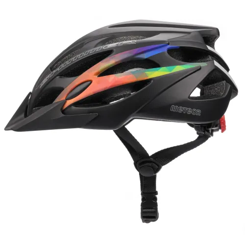 Kask rowerowy miejski METEOR SHIMMER M 55-58cm siatka otwory wentylacyjne