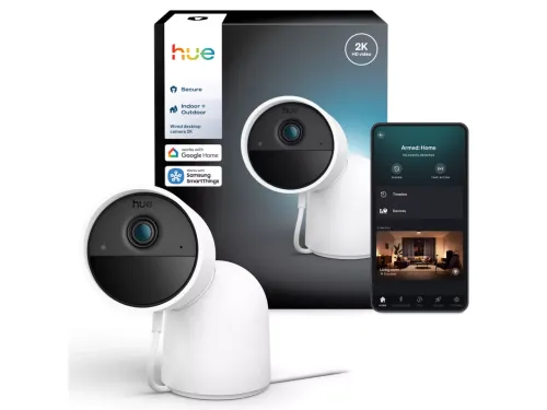 Kamera Philips Hue Secure 2K Biały ze stojakiem