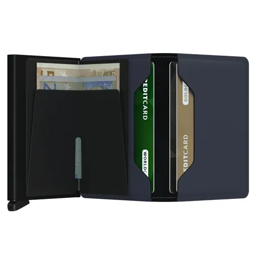 RFID Cüzdan Koruma Gizli Slimwallet Mat-nightblue