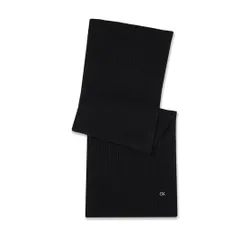 Eșarfă tricotată Calvin Klein Re-Lock 30x180 K60K611128 CK Black BAX