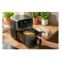 Air Fryer Frytkownica beztłuszczowa GÖTZE & JENSEN AF300T 4.5l z okienkiem do obserwacji postępów gotowania