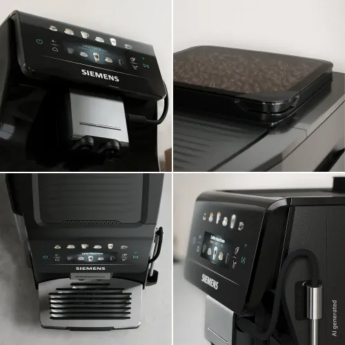 Ekspres Siemens EQ600 iAroma Piano Black TP601E19 Szerokość 28,1cm
