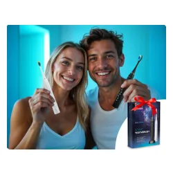 Szczoteczka soniczna BERDSEN Galaxy Duo (2 sztuki) Czarny i Biały