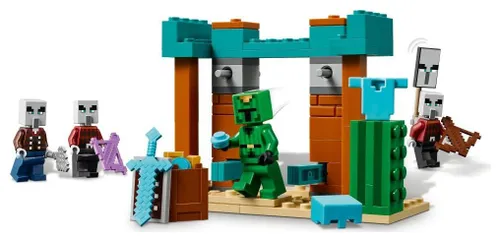 LEGO Minecraft 21267 Пустынный патруль плохих парней